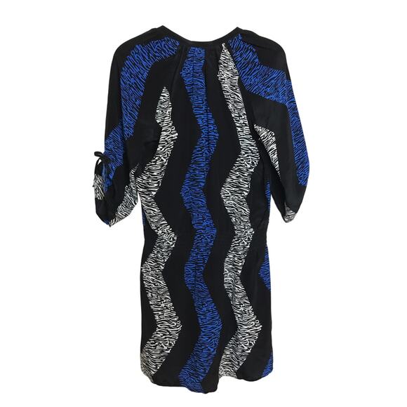 Yumi Kim Zebra Striped Silk Mini Dress XS - Picture 5 of 9